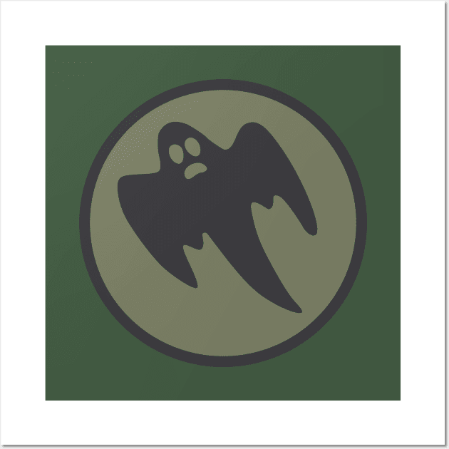 Swedish Air Force White Ghost Patch (subdued) Wall Art by TCP